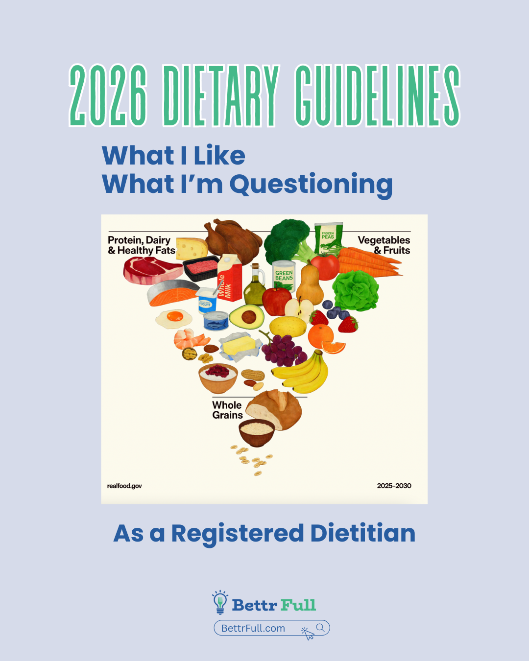The 2025–2030 Dietary Guidelines Explained: What They Get Right, What They Miss, and Why It Matters