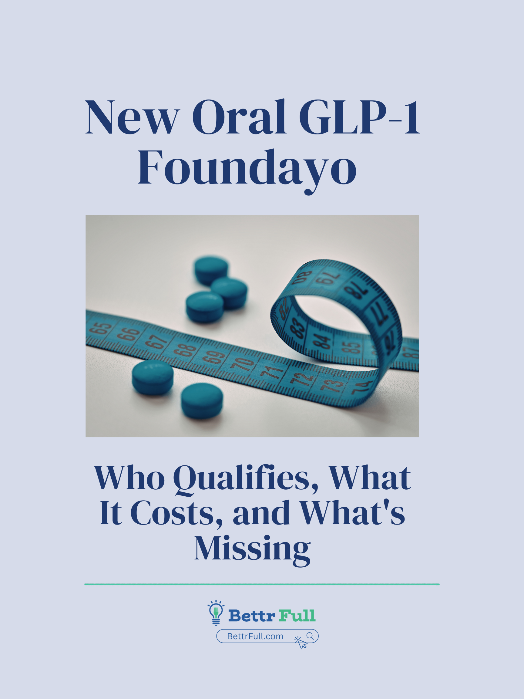 FOUNDAYO — the new GLP-1 on the block. What you need to know about this GLP-1 pill